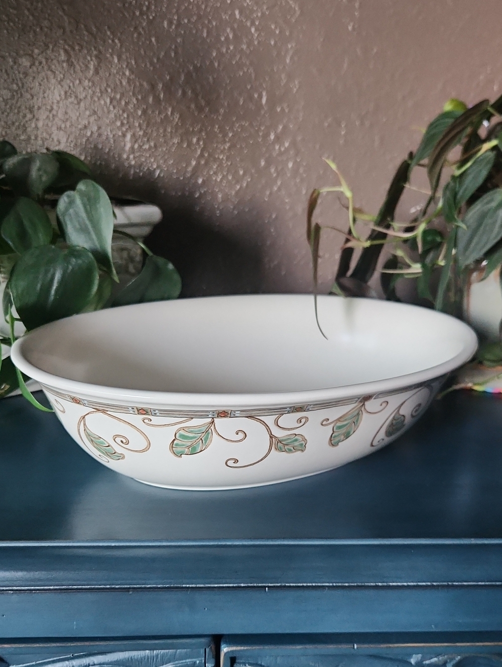 Pfaltzgraff Mission Flower Large Serving Bowl In Excellent Condition